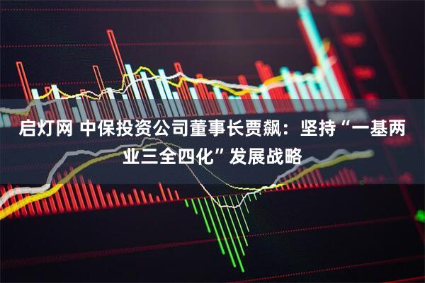 启灯网 中保投资公司董事长贾飙：坚持“一基两业三全四化”发展战略